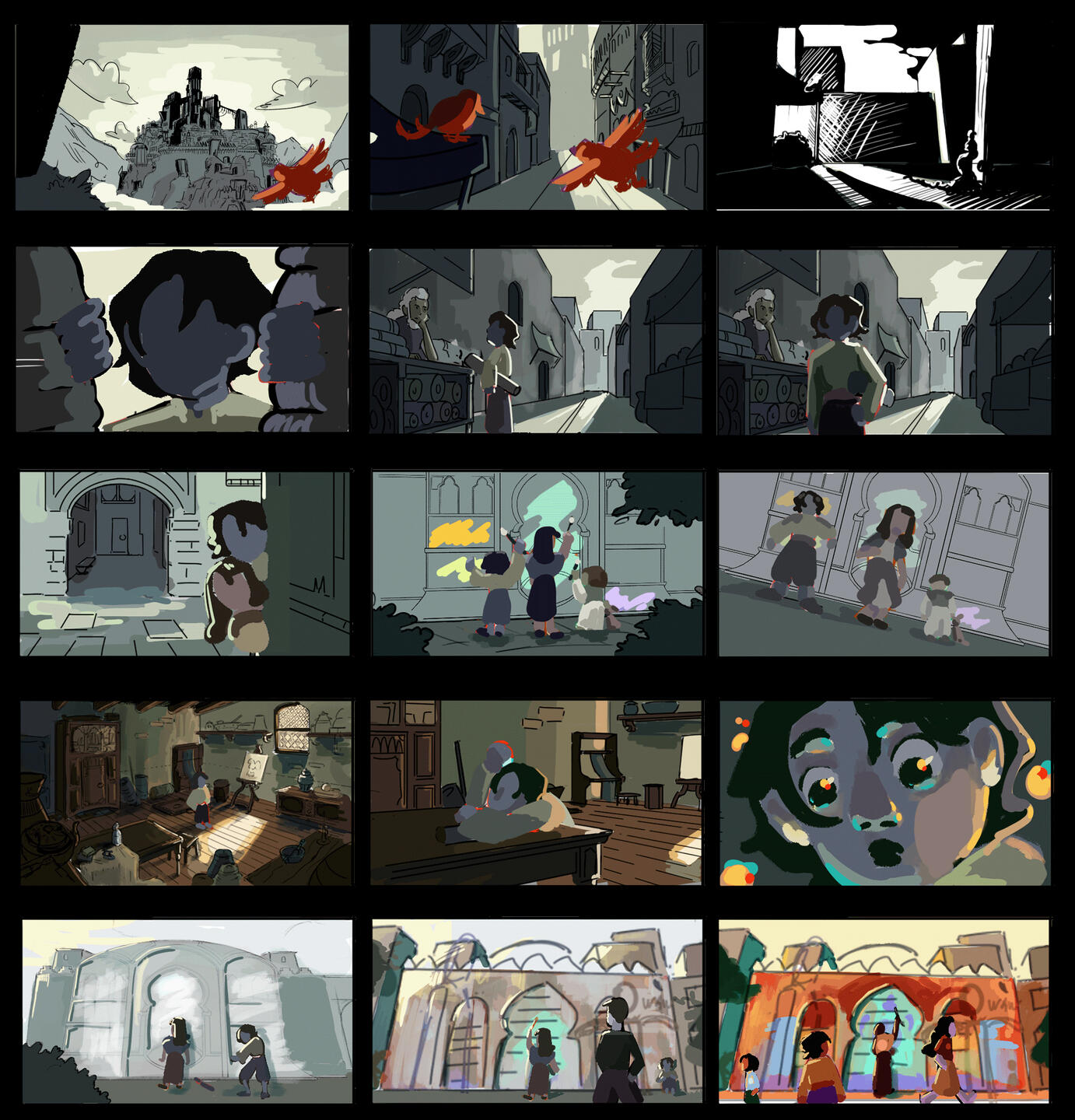 part of the color script