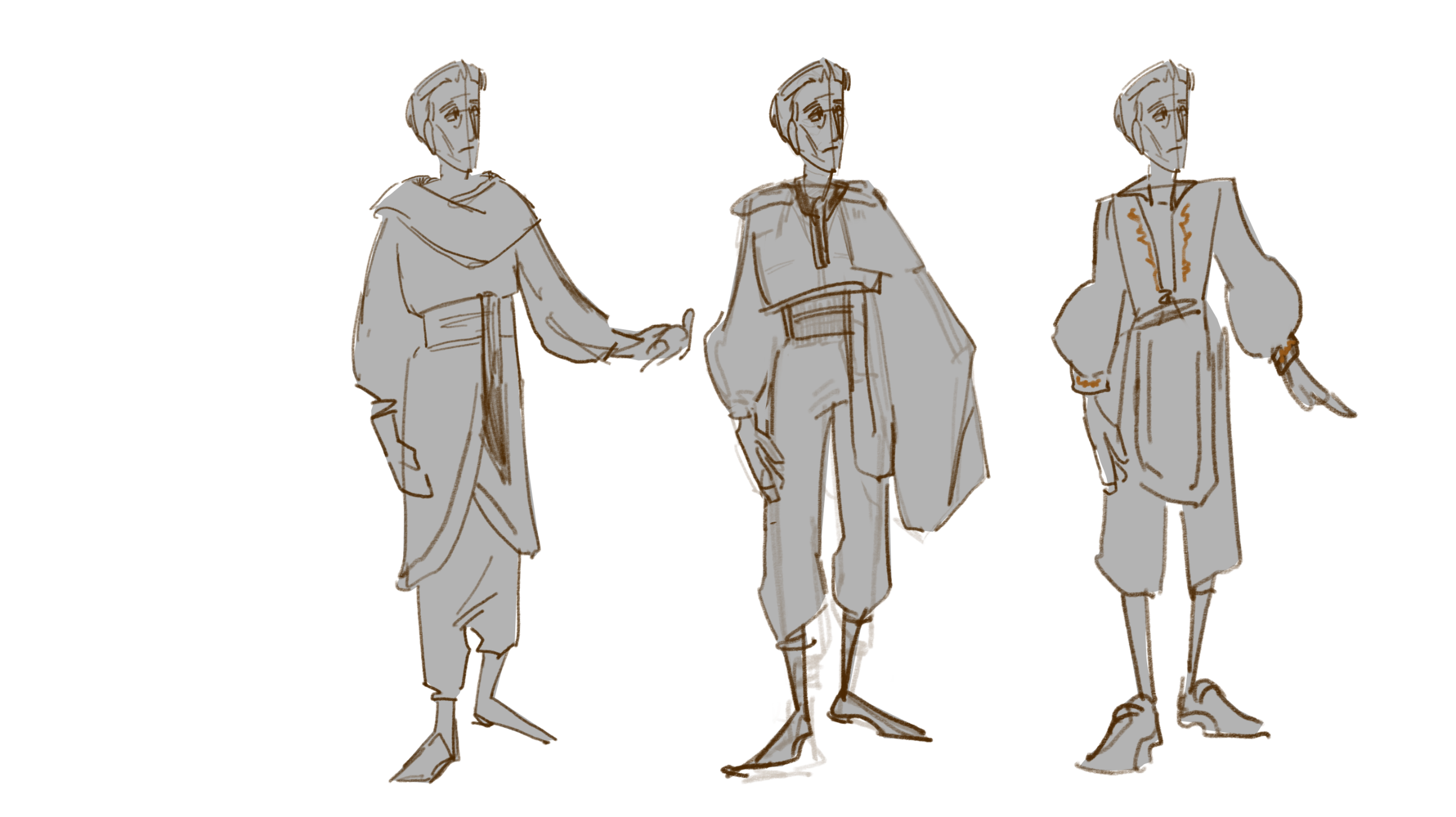 MISHA'S GRANDPA concepts for Misha's mentor